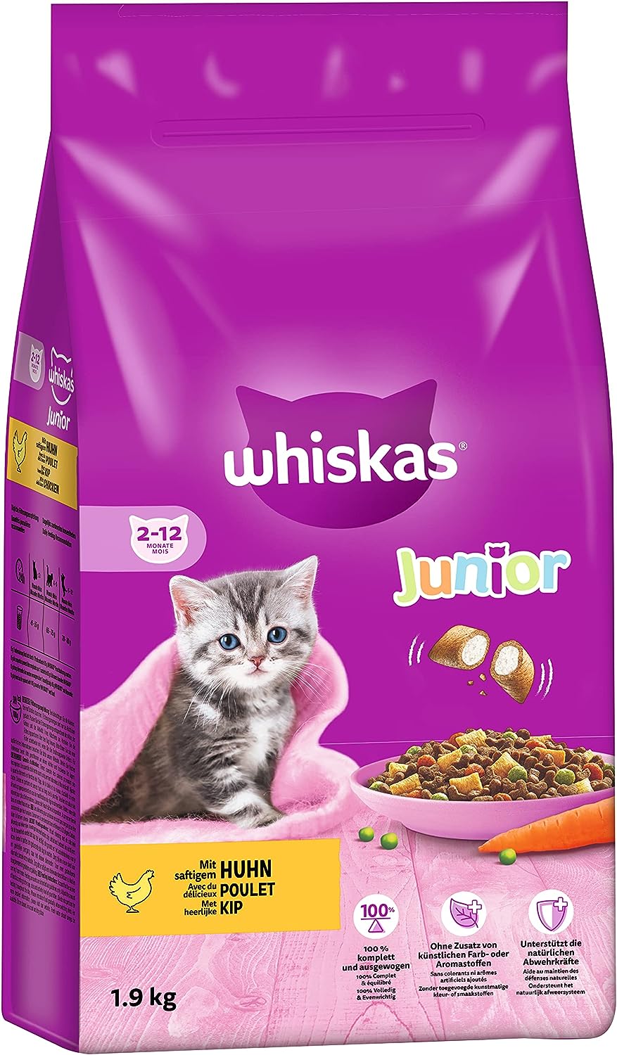 Whiskas Junior Chicken - 1.9kg