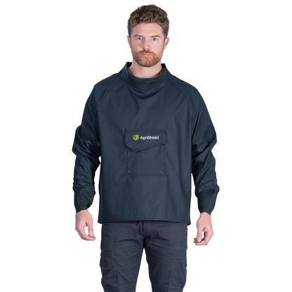 Agrishield Waterproof Dairy Smock - Navy