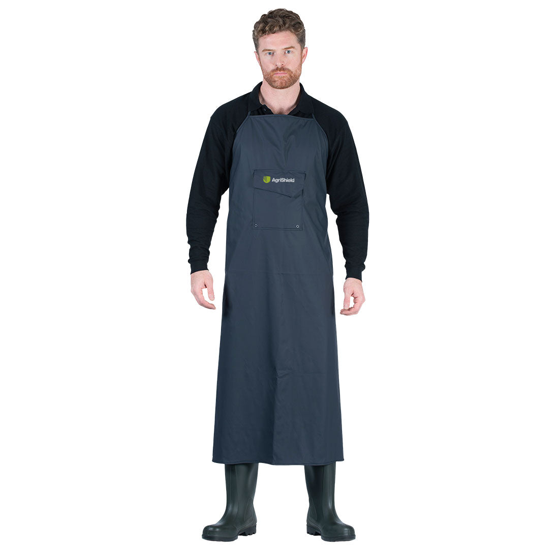 Agrishield Waterproof Dairy Apron - Navy