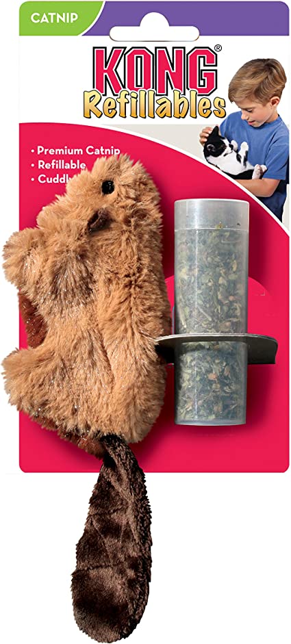 Kong Catnip Beaver Cat Toy 22cm