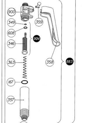 Inter 16 Lance Handle C/W 883