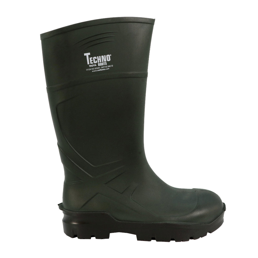 Techno O4 Troya Pu Wellie Dark Green