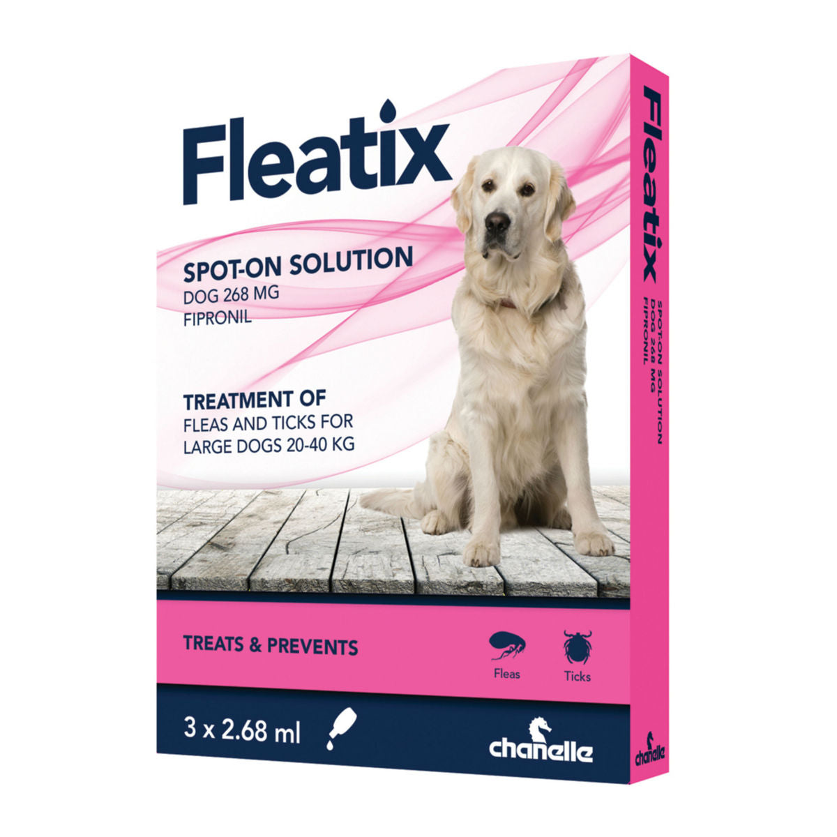 Fleatix Large Dog 268mg 3&