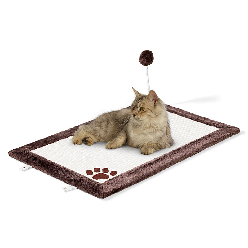 Trixie Scratch Mat With Cat Toys