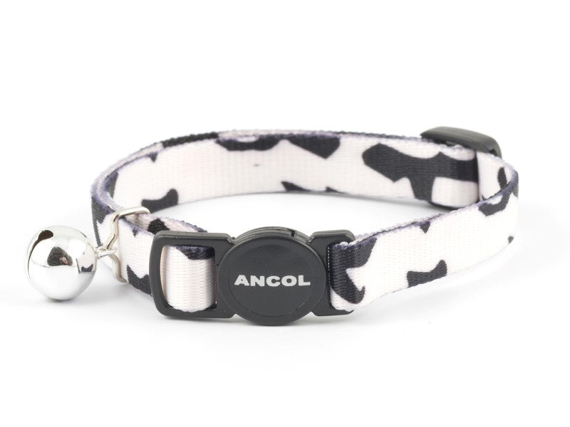 Camoflage Cat Collar Black/white