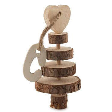 Wooden Ring Tree Gnaw