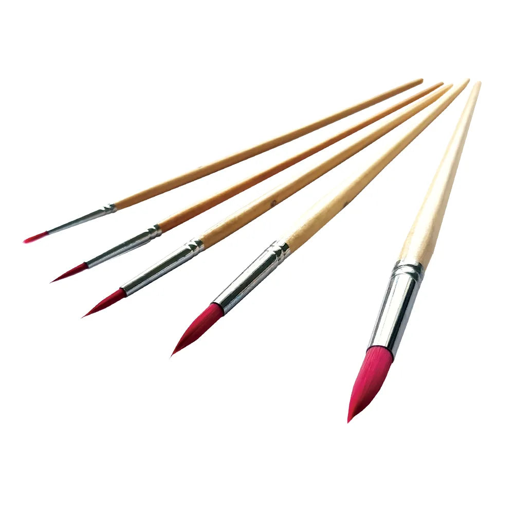 5 Piece Artist Synthetic Brush Set