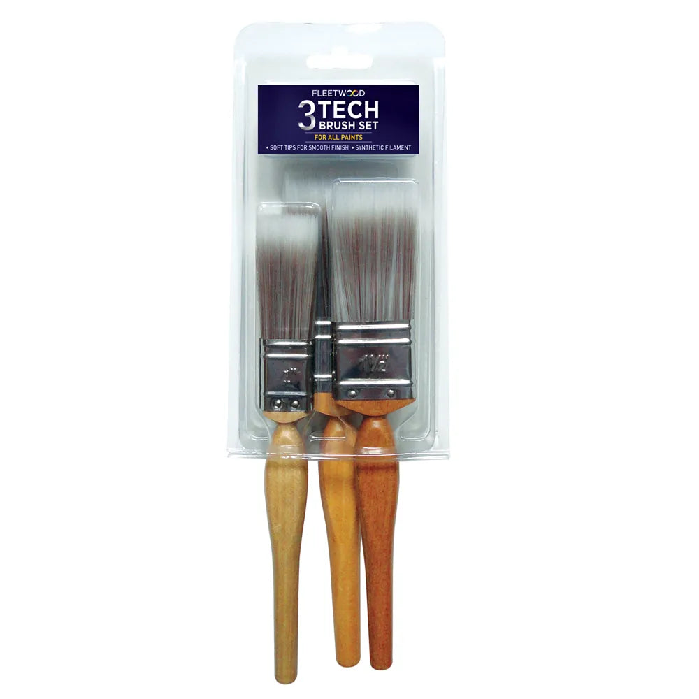 3 Piece Tech Brush Set