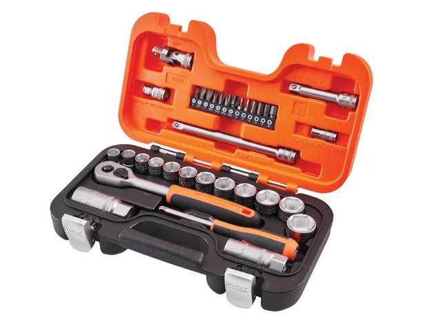 Bahco 3/8in Drive Socket Set (34 Piece)