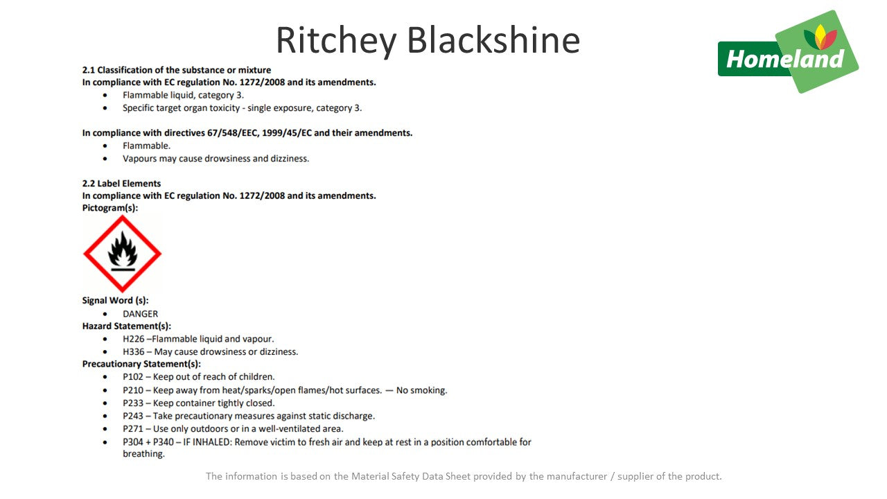 Ritchey Blackshine 1L