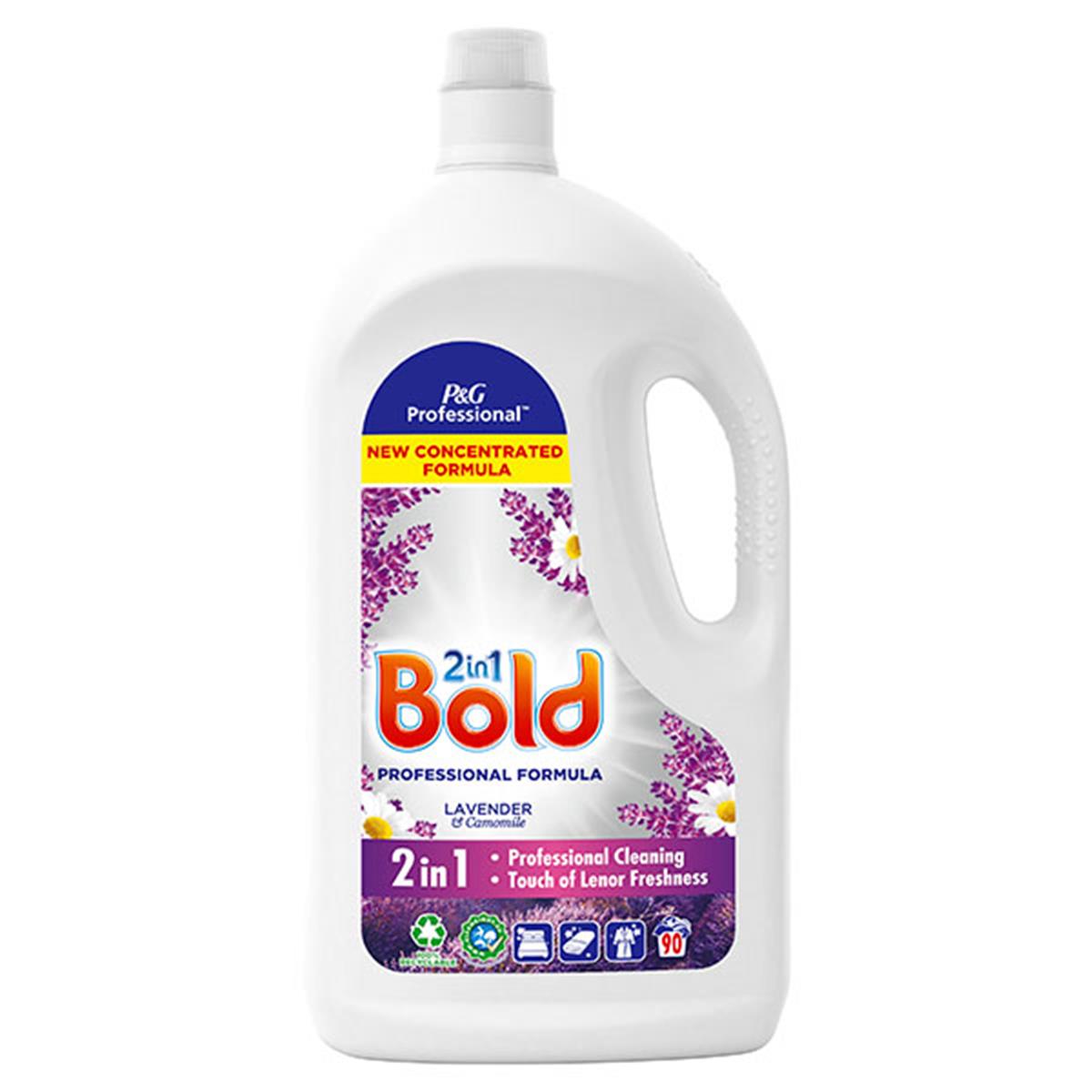 Bold Pro 2in1 Lavender &amp; Camomile Laundry Liquid 90 Wash