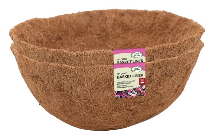 14&quot; Basket Coco Liner - Twin Pack Display