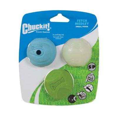 Chuck It Fetch Medley Sml 3 Pack