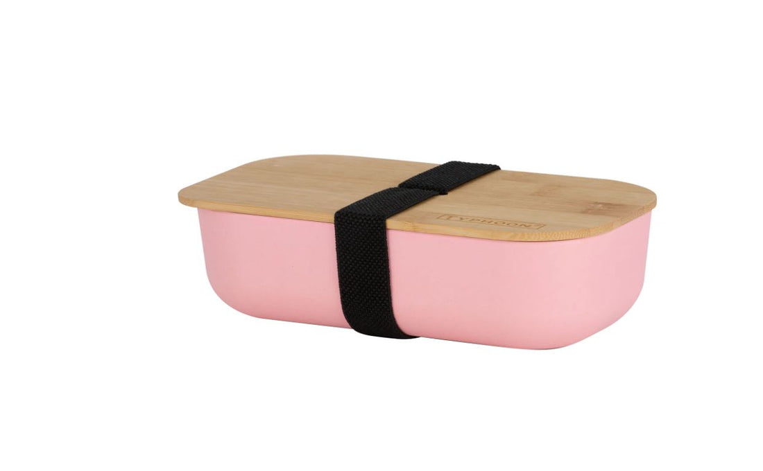 Typhoon Pure Pink Bamboo Fibre Lunch Box