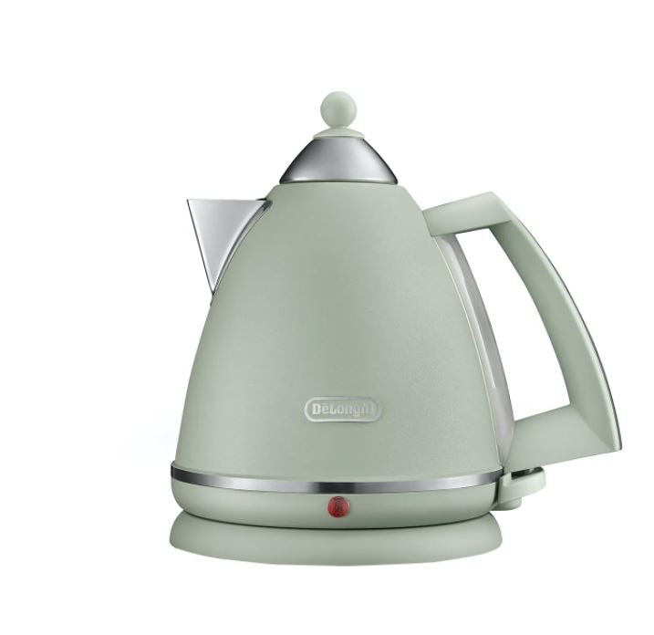 Delonghi Argento 1.7Ltr, 3Kw Metal Cordless Kettle - Green