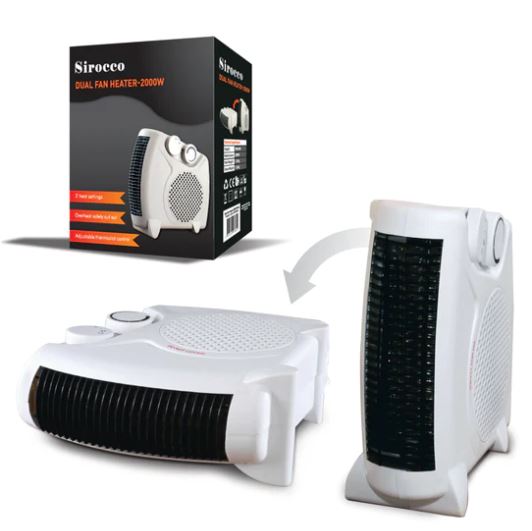 Sirocco 2kw Dual Fan Heater