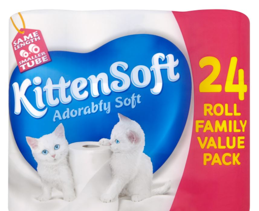 Kittensoft Toilet Roll - 24 Rolls