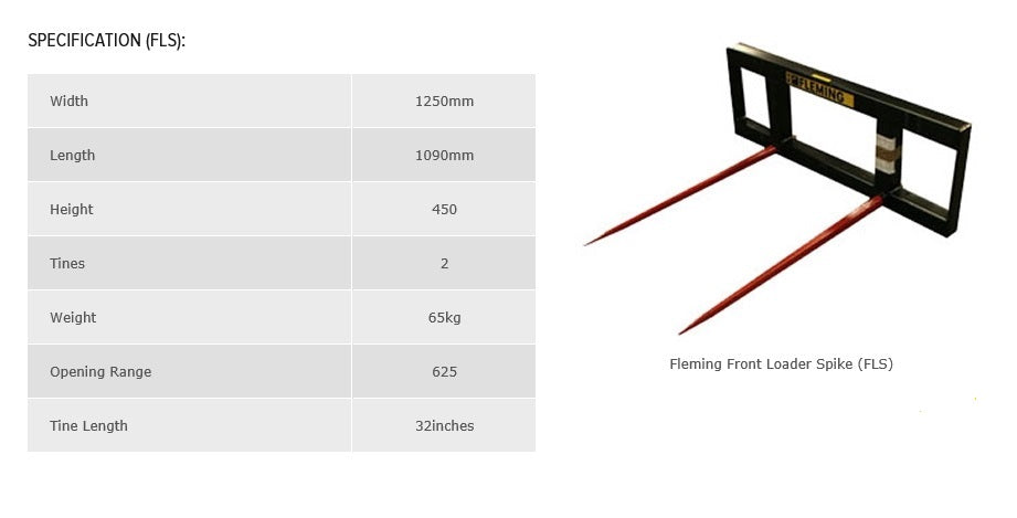 Fleming Front Loader Spike