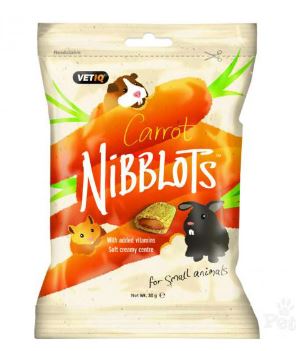 Nibblots Small Animal Carrot Treats 30g