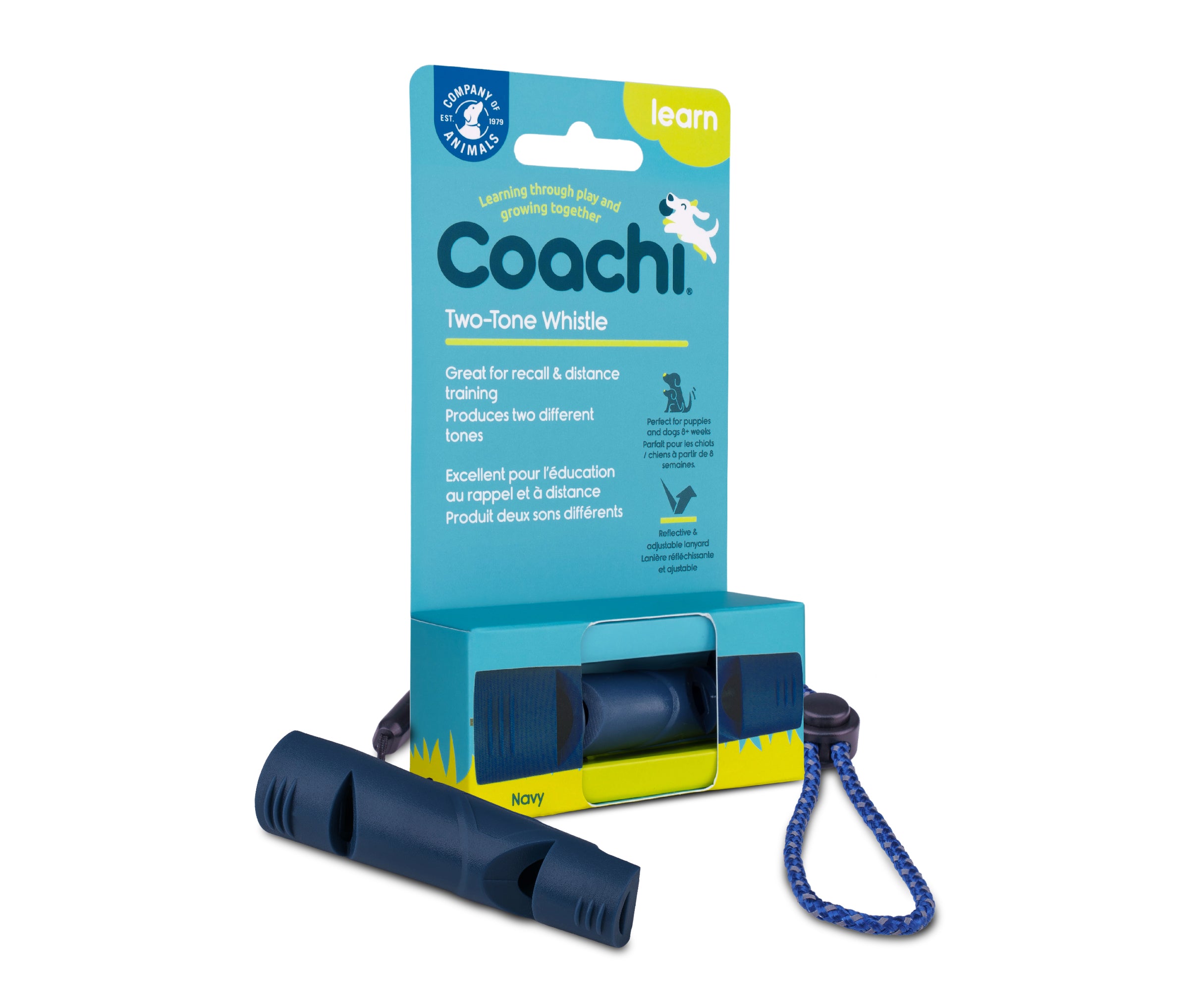 Coachi Dog Training Whistle - Navy