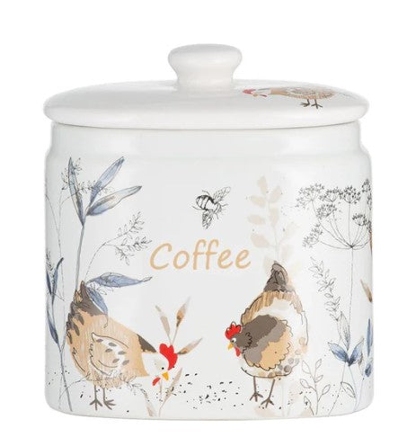 Price &amp; Kensington Country Hens Coffee Storage Jar