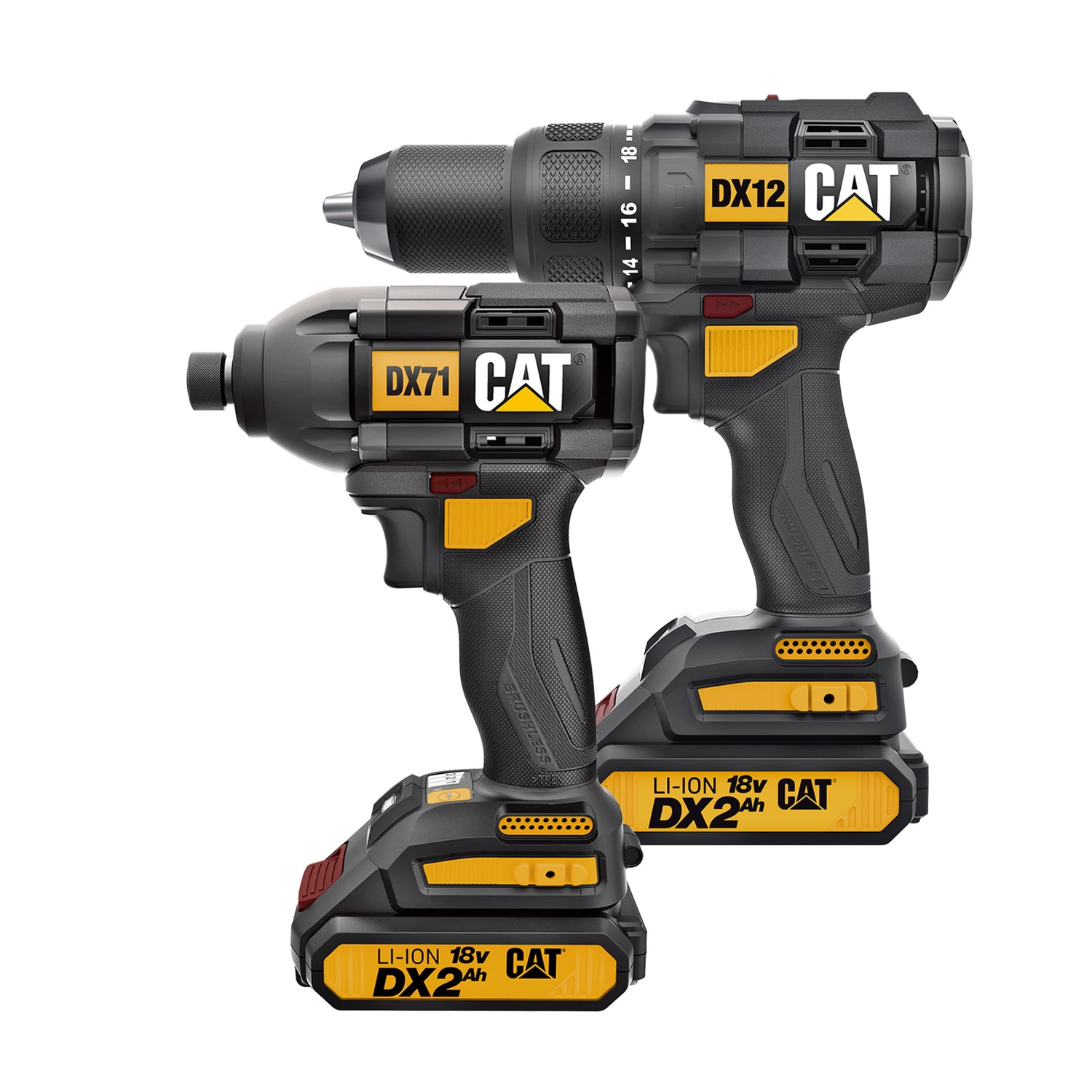 CAT 18v Hammer Drill &amp; Impact Driver Twin Pack