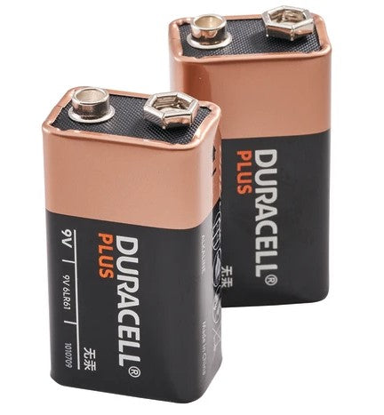 Duracell 9V Battery Pack (Twin Pack)