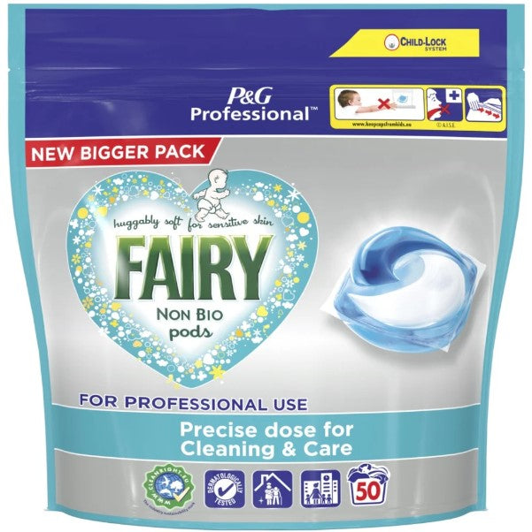 Fairy Professional Non Bio Laundry Pods - 50 Wash