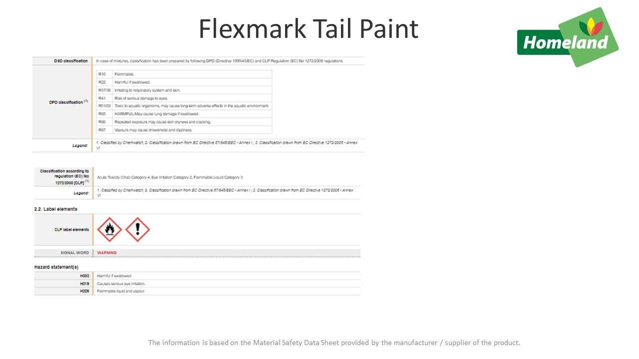 Flexmark Brush On Tail Paint 1L