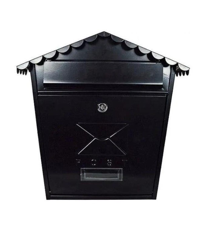 De Vielle Classic Post Box Black Gloss