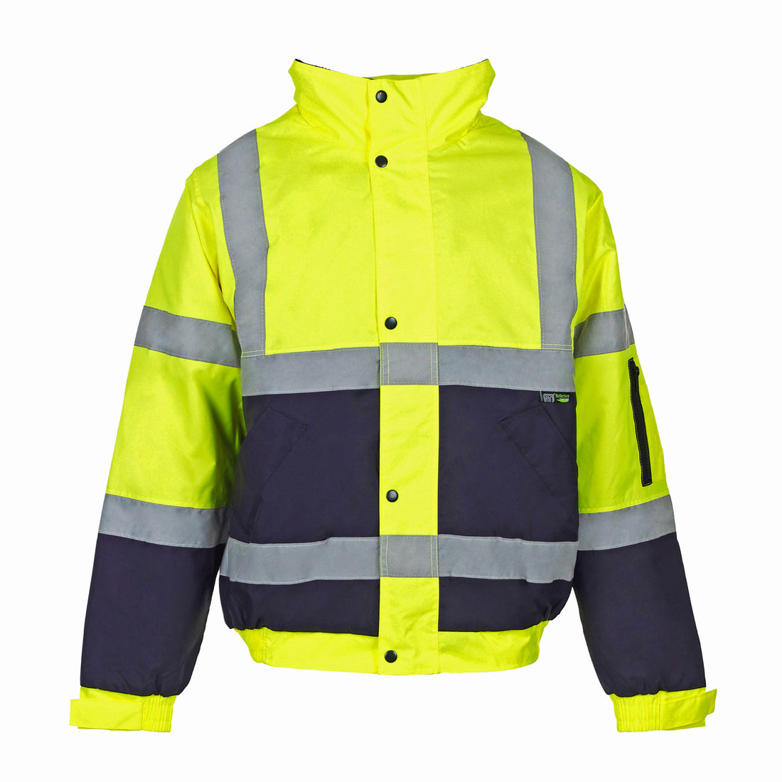 Hi Viz 2 Tone Bomber Jacket