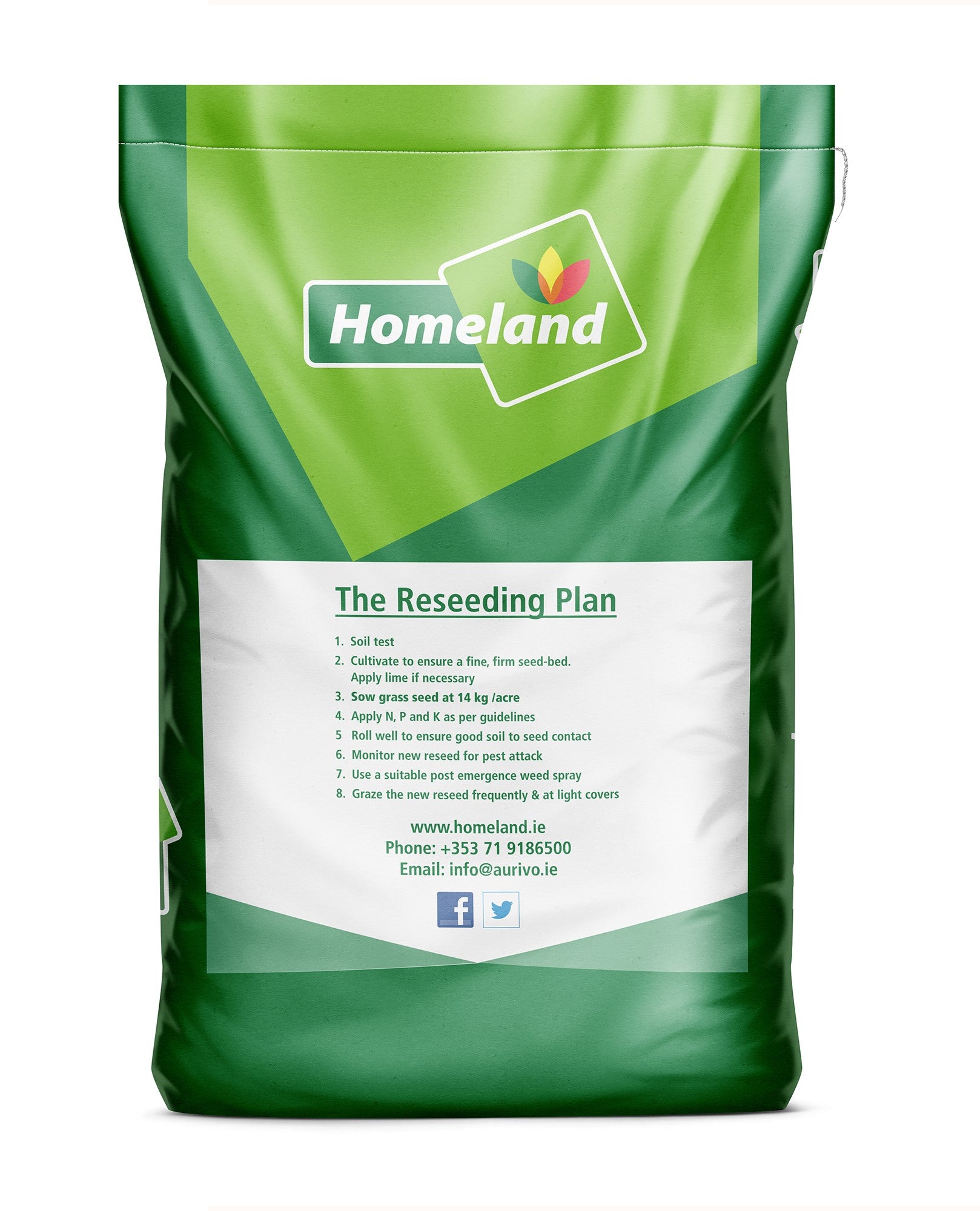 Homeland Yielder Grass Seed - 1 Acre Bag