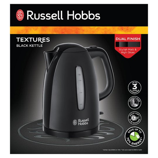 Russell Hobbs 1.7LTR 3KW Jug Kettle- Black