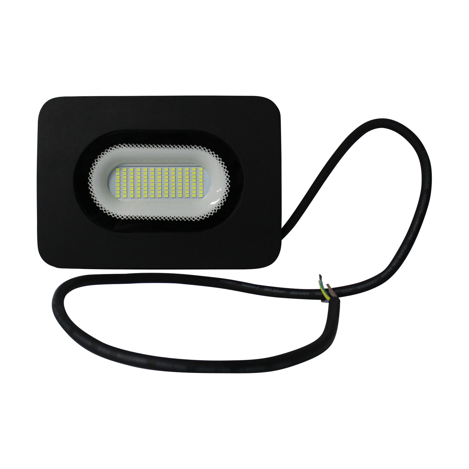 Greenlamp 50w Led Black Slim Floodlight 4000k