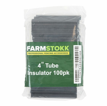 Farmstokk 4&quot; tube insulator 100 Pack