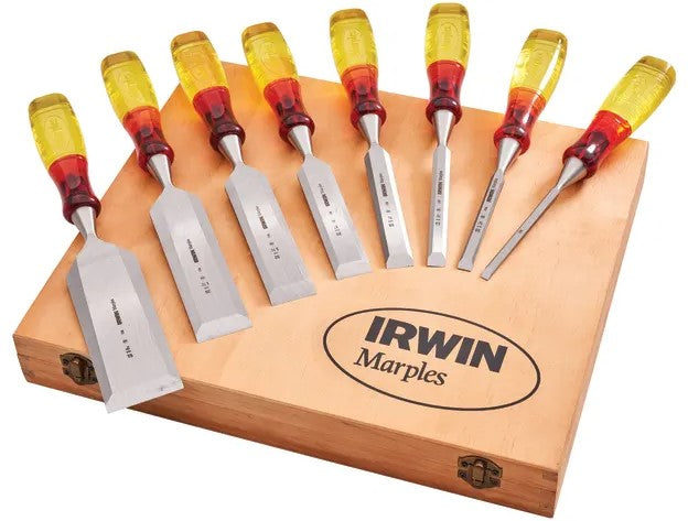 Irwin Marples 8 Piece Splitproof Chisel Set