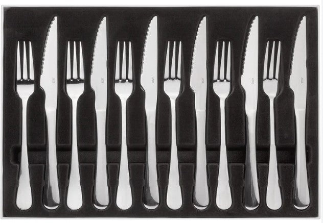 Judge Windsor 12 Piece Steak Knife &amp; Fork Set