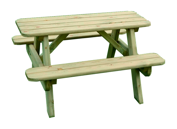 Kids Oblong Picnic Bench