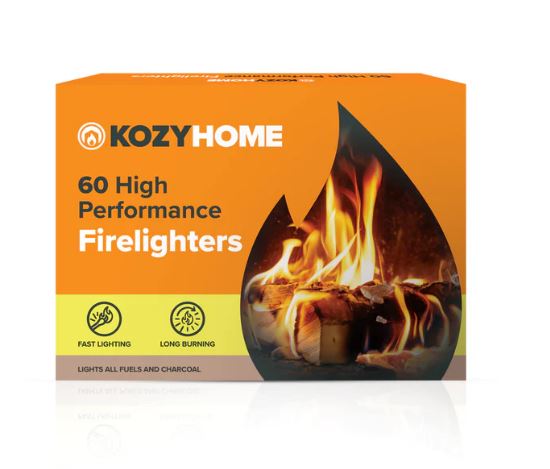 Kozyhome Firelighters 60pk