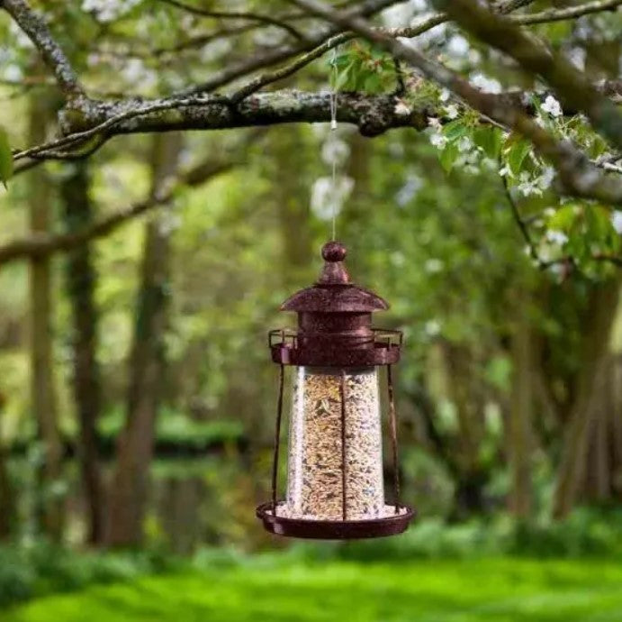 Lighthouse Bird Seed Feeder