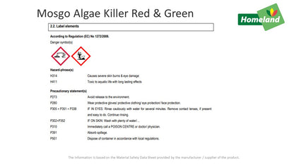 Mosgo Algae Killer Red &amp; Green (masonry)