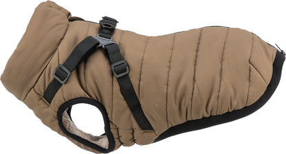 Trixie Pirou Wintercoat with Harness Sand