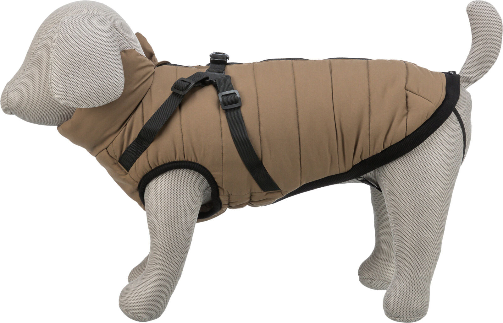 Trixie Pirou Wintercoat with Harness Sand