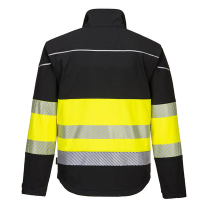 Portwest PW3 Hi-Vis Softshell Jkt Yellow