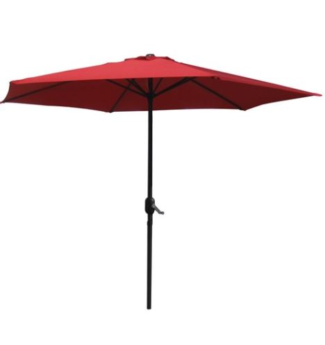 Aluminium Parasol Red 2.7m