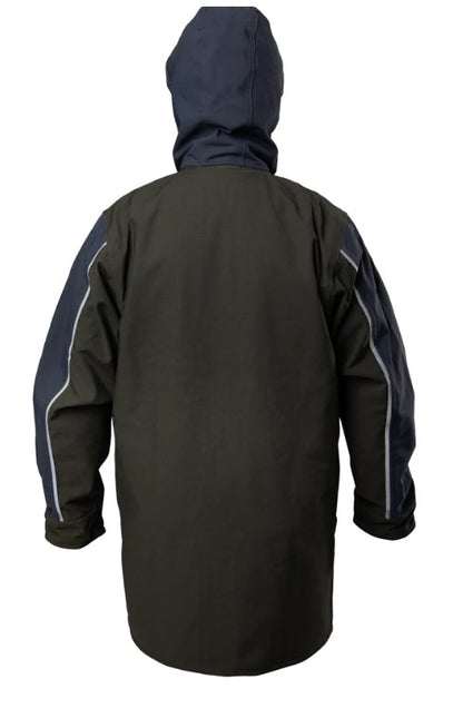 Kaiwaka Stormforce Waterproof Parka Jacket - Navy &amp; Green