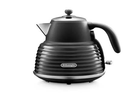 Delonghi Scolpito 3kW, 1.5Ltr Cordless Kettle - Black