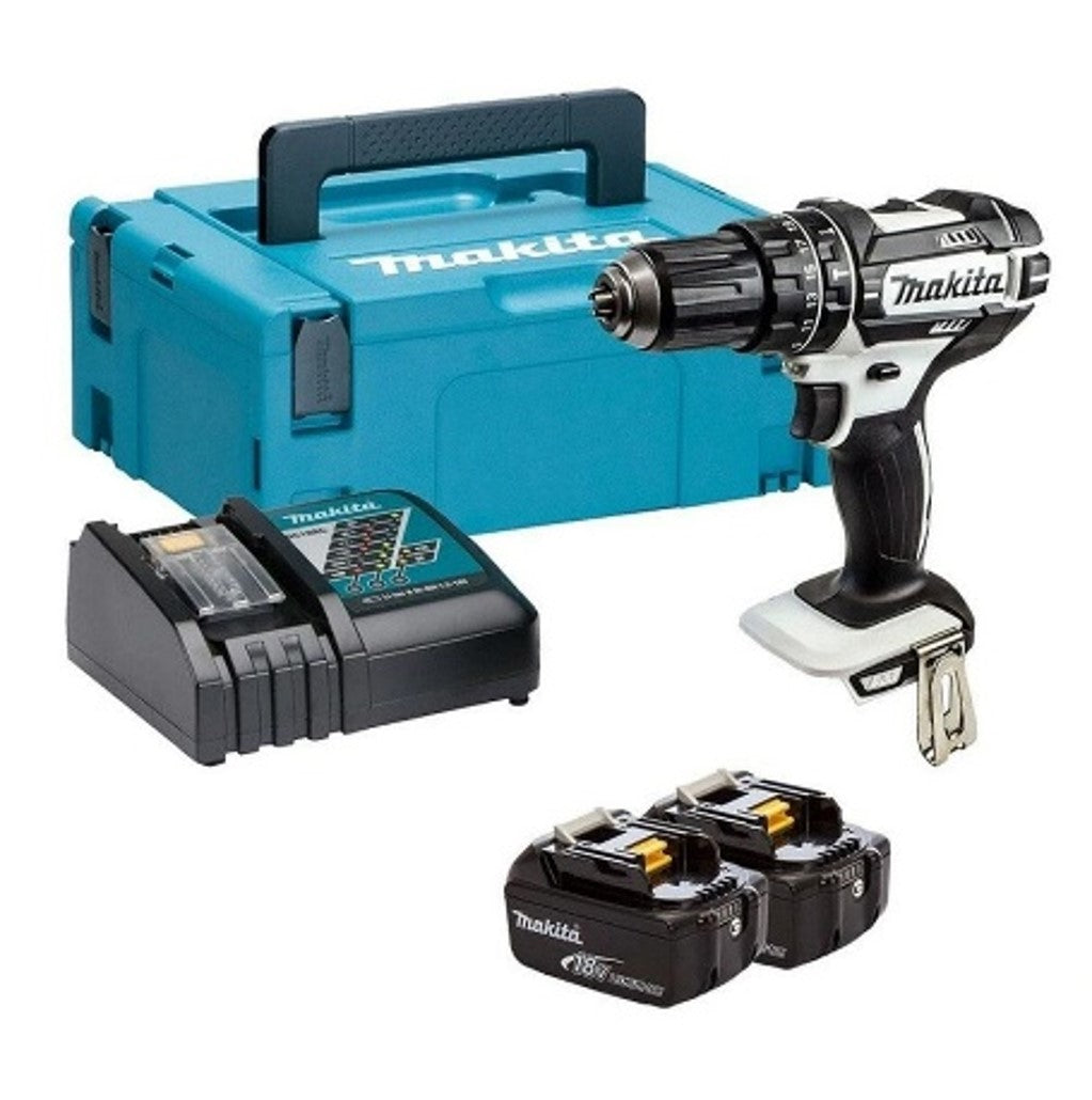 18v Combi Drill Lxt C/w 2 X 5.0ah Batteries