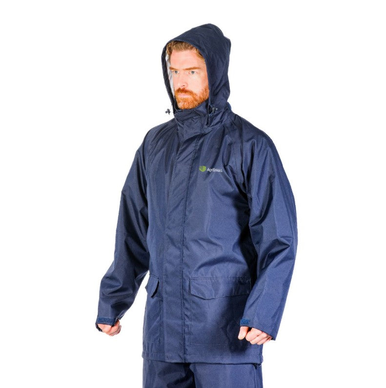 Agrishield Plus Premium Waterproof &amp; Breathable Jacket - Navy