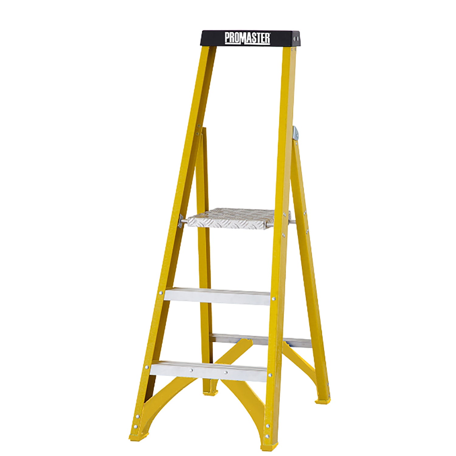 3 Step Promaster Fibreglass  Step Ladder En131